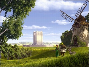 wiatrak, Shrek 1, stary