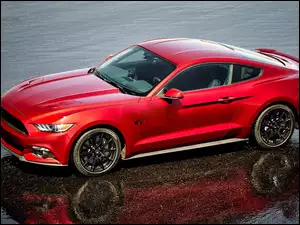 Mustang, Czerwony, Ford