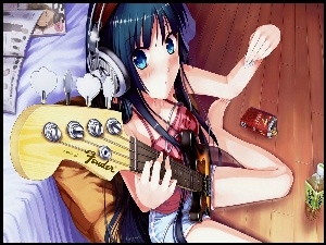 Gitarą, Dziewczyna, Z