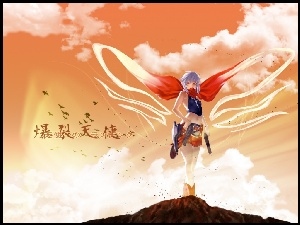 Bakuretsu Tenshi, napisy, kobieta, skrzydła