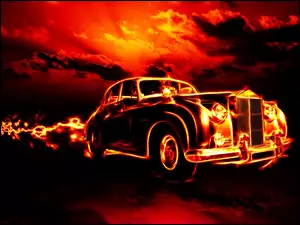 Ognisty, Ghost Rider, Samochód, Film