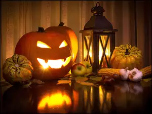 Lampion, Dynia, Halloween