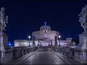 Mauzoleum Hadriana, Most, Włochy, Ponte San Angelo, Rzym, Zamek Świętego Anioła