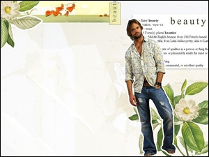 kwiaty, Filmy Lost, białe, Josh Holloway, tło