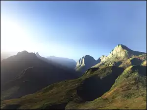 Góra, Niebo