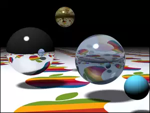 Kule, Apple, Grafika 3D