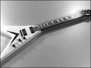 Elektryczna, Biała, Gitara
