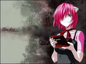 apaszka, Elfen Lied, dziewczynka, pudełko, szkatułka