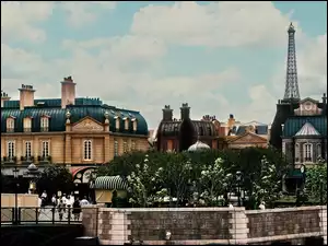 Rzeka, Paryż, Notre Dame, Francja, Most