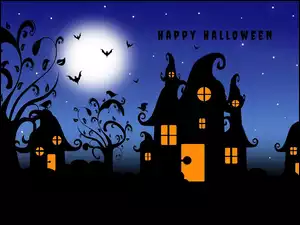 Halloween, Domy, Ptaki