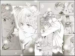 Hana Zakari No Kimitachi E, kartki, ludzie, szkic