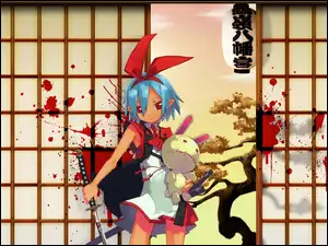 Makai Senki Disgaea, pluszak, dziewczyna, krew