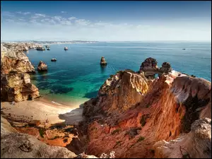 Plaża, Morze, Klify