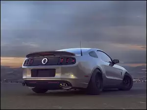 Góry, GT 500, Mustang, Ford, Horyzont, Shelby, Droga