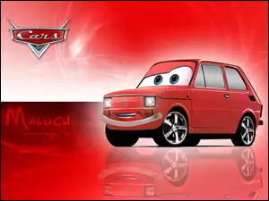 126p, Disney, Auta, Pixar, Fiat, Maluch