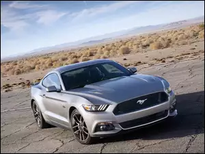 Ford, Pustynia, Mustang, Droga