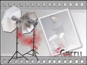 zdjęcie, Gerard Butler, parasol