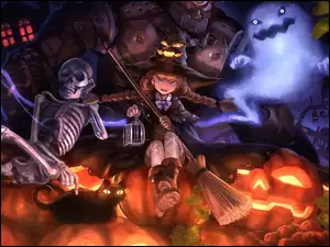 Dynie, Halloween, Postacie