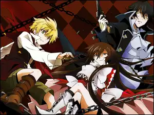 Alice, Pandora Hearts, Raven, Oz, Gilbert