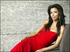 Suknia, Eva Longoria, Czerwona