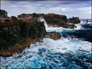 Fale, Klif, Ocean