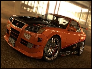 Brązowy, Nissan GTR