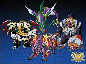 Beyblade, stworzenia
