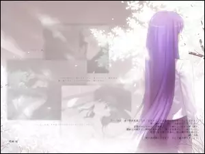 Fate Stay Night, napisy, dziewczyna, włosy