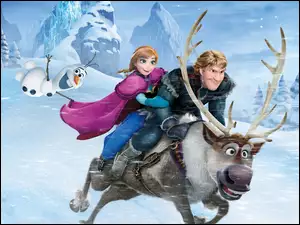 Frozen, Jeleń, Bajka, Postacie