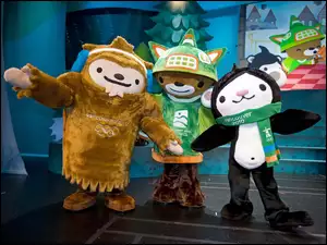 Vancouver 2010, trzy, maskotki
