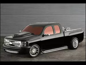 Tuning, Czarny, Chevrolet Silverado