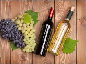 Winogrono, Butelki, Wino