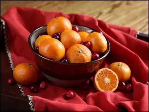 Pomarańcze, Dekoracja, Owoce