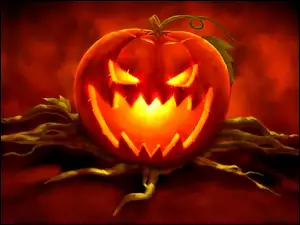 Dynia, Halloween, Świecąca
