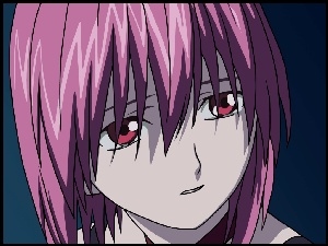 Elfen Lied, dziewczynka, oczy, twarz