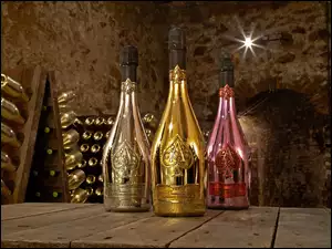 Armand De Brignac, Piwnica, Butelki, Wina, Szampan