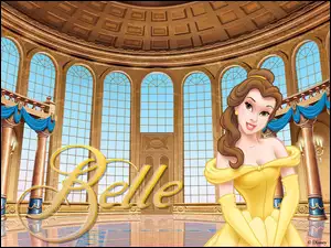 Piękna I Bestia, sala, kobieta, suknia