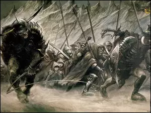 broń, The Lord of The Rings, zbroja, potwory, dzieci