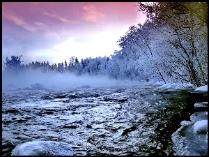 Strumyk, Zima, Rwący