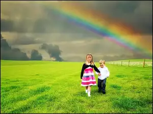 Trawa, Dzieci, Tęcza
