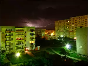 Burza, Piorun, Osiedle, Noc