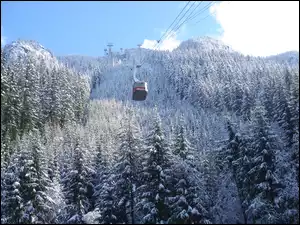 Kolejaka górska nad górami