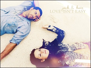 Filmy Lost, plaża, Matthew Fox, Evangeline Lilly