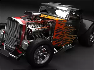 Zabytkowy samochód Hot Rod