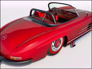 Zabytkowy samochód Mercedes Benz 300 SL Roadster rocznik 1956