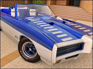 Zabytkowy samochód Pontiac GTO Convertible z 1969 roku