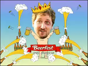 Beerfest, obrazek, twarz, limo