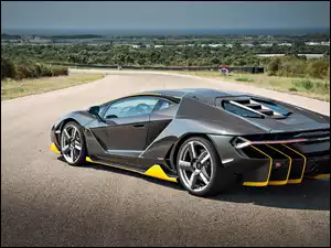 Krajobraz, Lamborghini Centenario, Droga