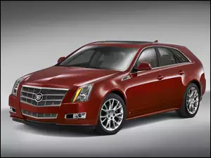 Kombi, Czerwony, Cadillac CTS