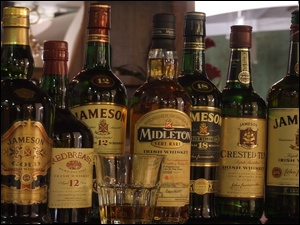 Szklanka, Butelki, Whisky